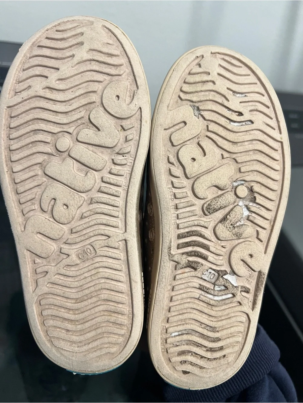 Native Girls Metallic Slip-On Casual Sneakers - Rose Gold